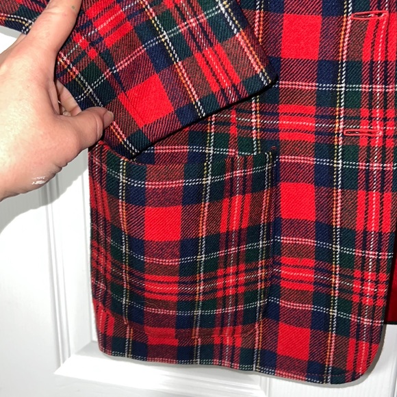 Pendleton Tartan Blazer Jacket Women Size Medium Relax Fit Plaid - Picture 6 of 15
